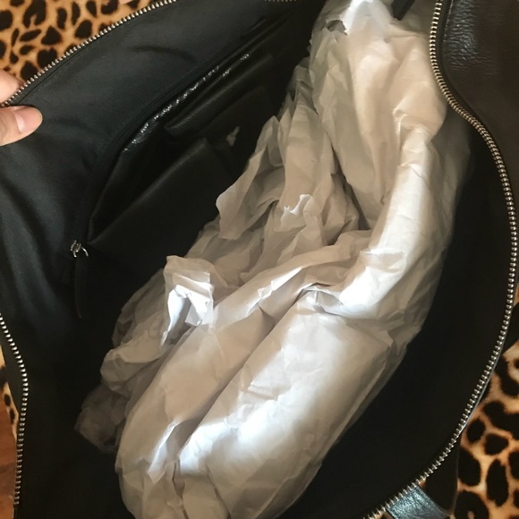 Vince Camuto Leather TravelTote - Picture 7 of 8